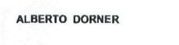 ALBERTO DORNER