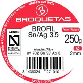 BROQUETAS BROFIL SN/AG 3.5