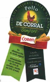 POLLO DE CORRAL CAMPERO COREN