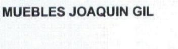 MUEBLES JOAQUIN GIL