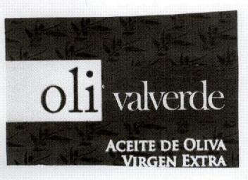 OLI VALVERDE ACEITE DE OLIVA VIRGEN EXTRA