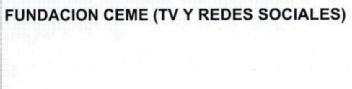FUNDACION CEME (TV Y REDES SOCIALES)