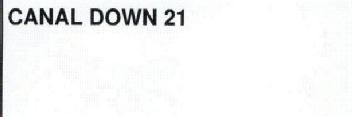 CANAL DOWN 21