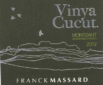 VINYA CUCUT MONTSANT DENOMINACIO D'ORIGEN 2012 FRANCK MASSARD