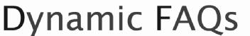 DYNAMIC FAQS