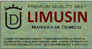 D LIMUSIN MARQUES DE DOMECQ
