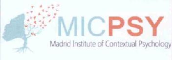 MICPSY MADRID INSTITUTE OF CONTEXTUAL PSYCHOLOGY