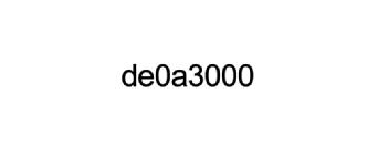 DE0A3000