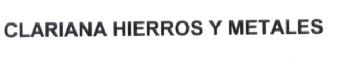 CLARIANA HIERROS Y METALES