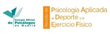 COLEGIO OFICIAL DE PSICOLOGOS DE MADRID REVISTA DE PSICOLOGIA APLICADA AL DEPORTE Y AL EJERCICIO FISICO