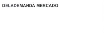 DELADEMANDA MERCADO