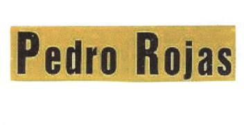 PEDRO ROJAS