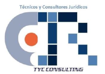 TECNICOS Y CONSULTORES JURIDICOS TYC CONSULTING