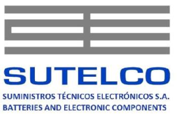 SUTELCO SUMINISTROS TECNICOS ELECTRONICOS S.A. BATTERIES AND ELECTRONIC COMPONENTS