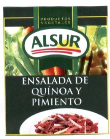 PRODUCTOS VEGETALES ALSUR ENSALADA DE QUINOA Y PIMIENTO