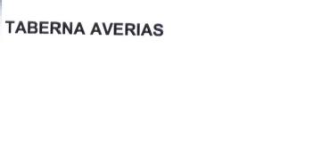TABERNA AVERIAS