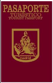 PASAPORTE TURISTICO TOURIST PASSPORT MADRID
