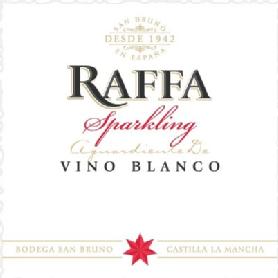 SAN BRUNO DESDE 1942 EN ESPANA RAFFA SPARKLING AGUARDIENTE DE VINO BLANCO BODEGA SAN BRUNO