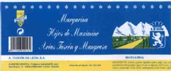 MARGARINA HIJOS DE MAXIMINO ARIAS TASCON Y MANGRASA