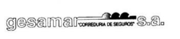 GESAMAR CORREDURIA DE SEGUROS S.A