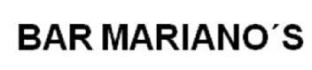BAR MARIANO S