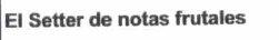 EL SETTER DE NOTAS FRUTALES