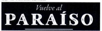 VUELVE AL PARAISO