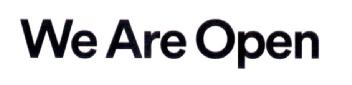 WE ARE OPEN