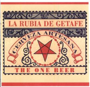 LA RUBIA DE GETAFE CERVEZA ARTESANA THE ONE BEER