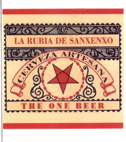 LA RUBIA DE SANXENXO CERVEZA ARTESANA