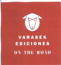 VARASEK EDICIONES ON THE ROAD