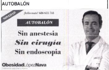 AUTOBALON SIN ANESTESIA SIN CIRUGIA SIN ENDOSCOPIA OBESIDAD LOPEZ NAVA
