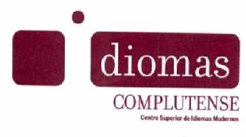 IDIOMAS COMPLUTENSE CENTRO SUPERIOR DE IDIOMAS MODERNOS