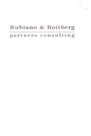 RUBIANO & ROITBERG. PARTNERS CONSULTING