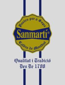 SANMARTI PASTES PER A SOPA CALDES DE MONTBUI QUALITAT I TRADICIO DESDE 1700
