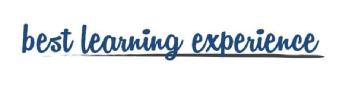 BEST LEARNING EXPERIENCE