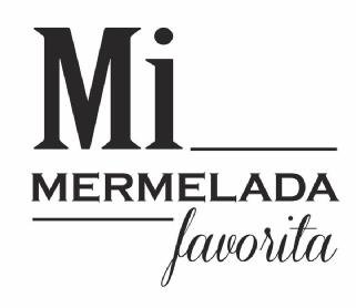 MI MERMELADA FAVORITA