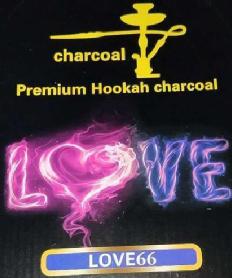 CHARCOAL PREMIUM HOOKAH CHARCOAL LOVE LOVE66