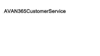 AVAN365CUSTOMERSERVICE