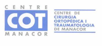 CENTRE COT MANACOR CENTRE DE CIRURGIA ORTOPEDICA I TRAUMATOLOGIA DE MANACOR