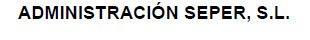 ADMINISTRACION SEPER, S.L