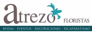 ATREZO FLORISTAS BODAS EVENTOS DECORACIONES ESCAPARATISMO