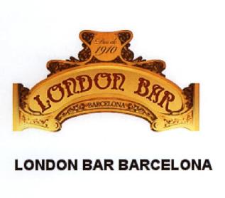 DESDE 1910 LONDON BAR BARCELONA
