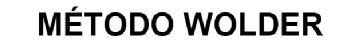 METODO WOLDER