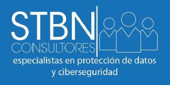 STBN CONSULTORES ESPECIALISTAS EN PROTECCION DE DATOS Y CIBERSEGURIDAD