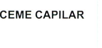CEME CAPILAR