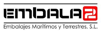 EMBALA2 EMBALAJES MARITIMOS Y TEERRESTRES, S.L