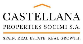 CASTELLANA PROPERTIES SOCIMI, S.A