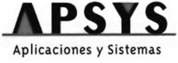 APSYS APLICACIONES Y SISTEMAS