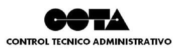 COTA CONTROL TECNICO ADMINISTRATIVO
